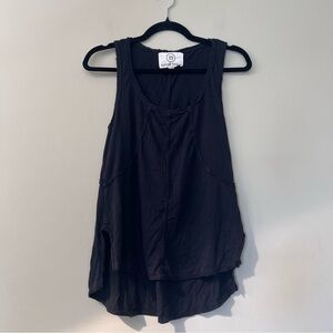 Sloane Rouge Black Sleeveless Top